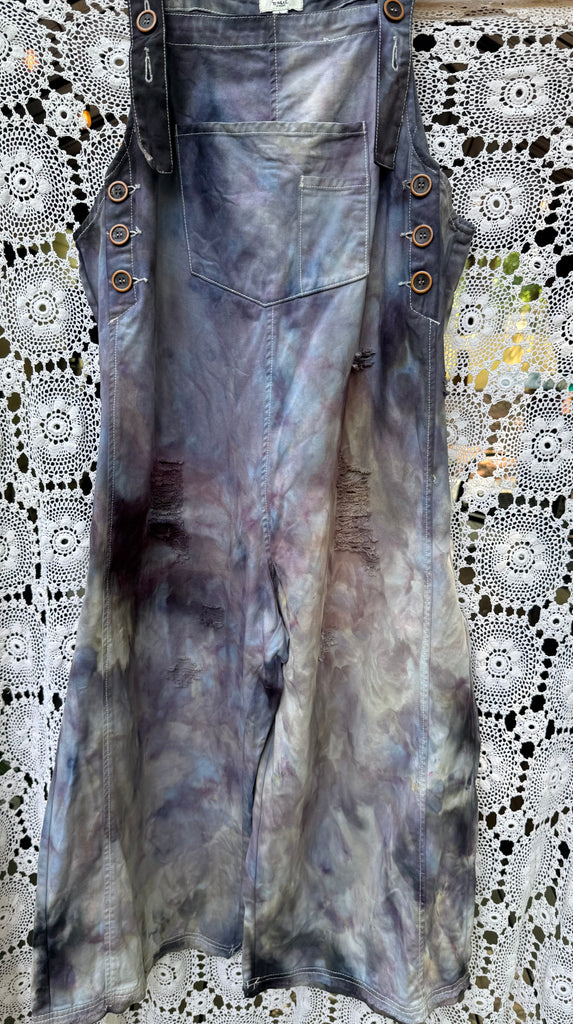 Hand Dyed Easel Overalls