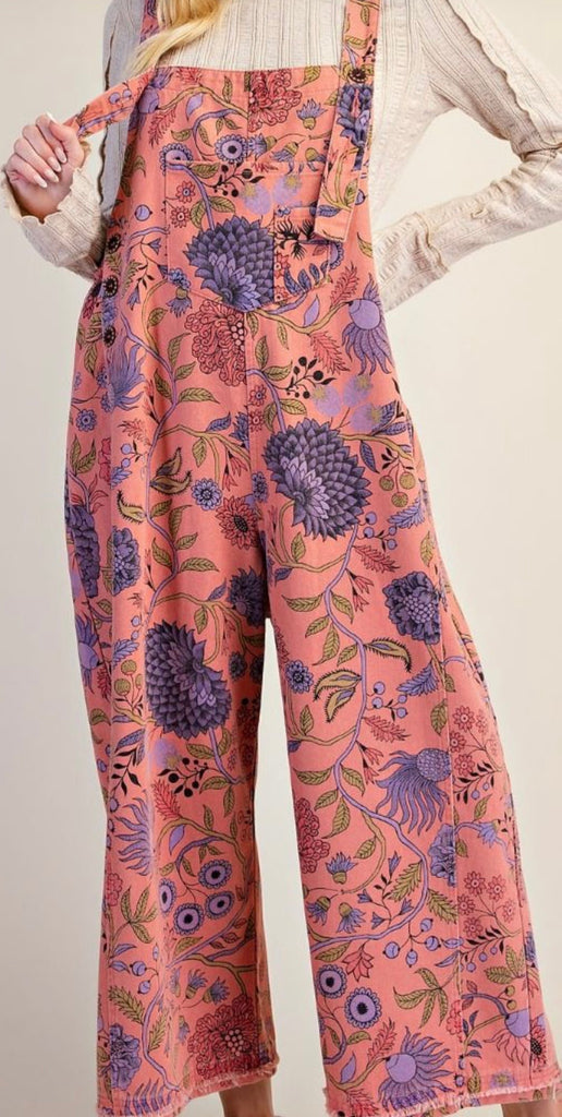 Floral Overalls by Easel