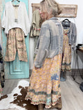 Patchwork Skies Crop Jacket