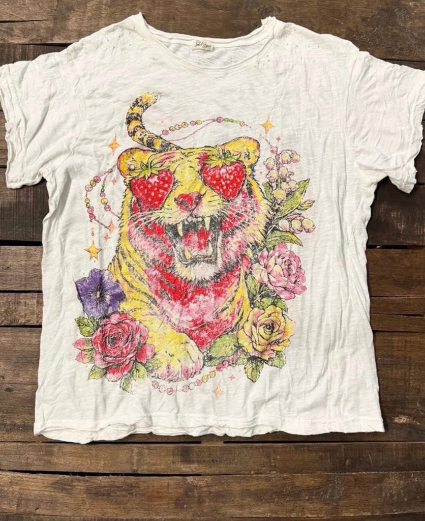 Tiger Love Worn and Weathered Tee