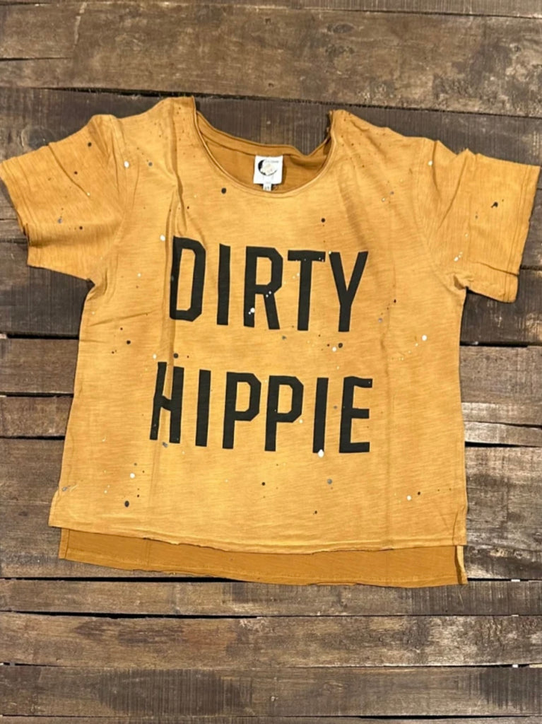 Dirty Hippie Tee-Vintage Mustard