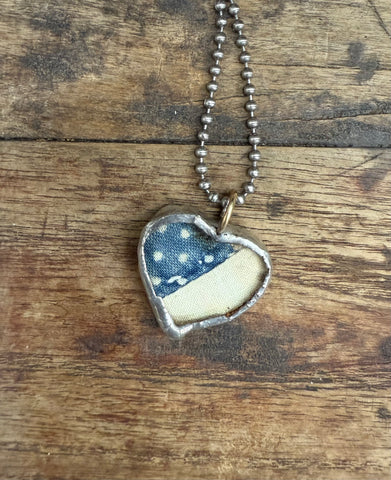 Mini Polka Dot Heart