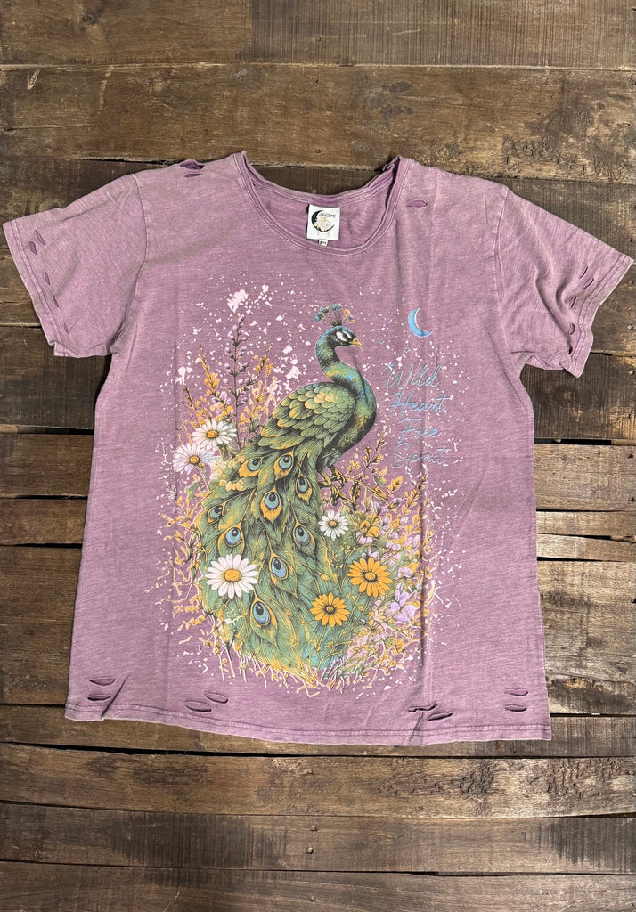 Royal Feathers Tee by Jaded Gypsy