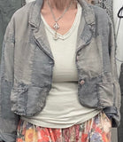 Patchwork Skies Crop Jacket