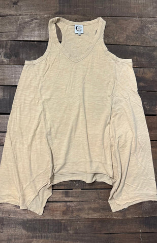 Jaded Gypsy Beyond the Moon Tank-Oatmeal