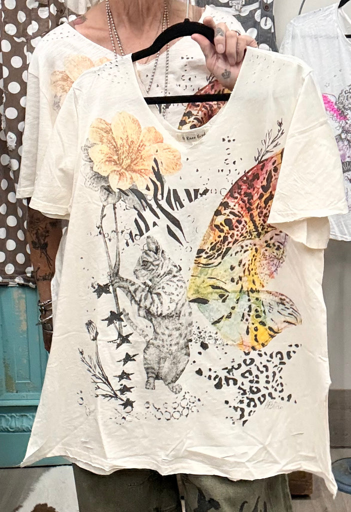 Whiskers and Wings Tee