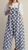 Playful Polka Dot Overalls