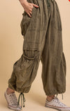 Olive green cargo pants