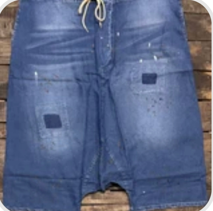 Earth Song Harem Pants- Dark Chambray