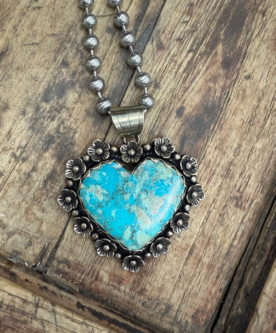 Turquoise Heart Pendant