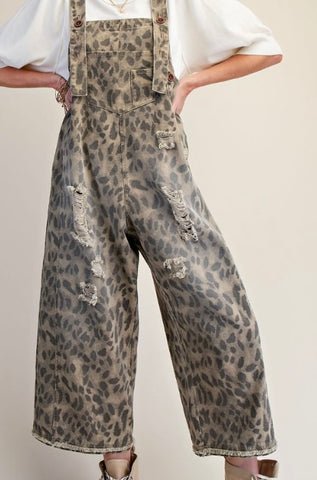 Animal Print Overall