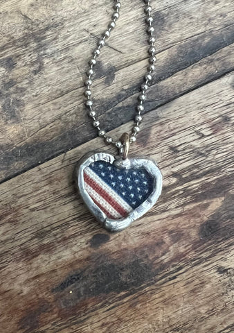 Patriotic Mini Heart