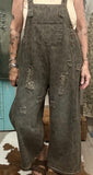 Animal Print Overalls