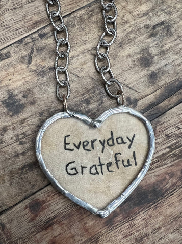 Everyday Grateful Large Heart