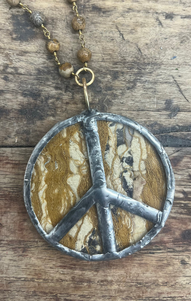 Tattered and True Peace Sign