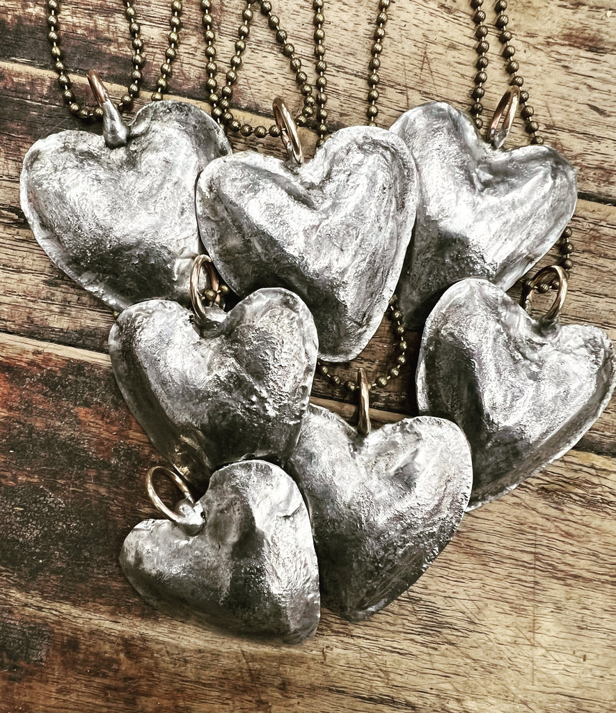 Rustic Style Puffy Heart