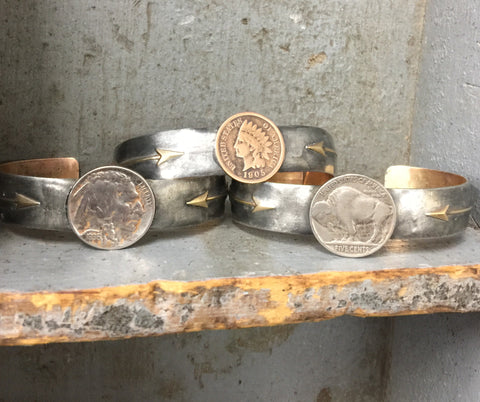 Vintage Coin Cuffs