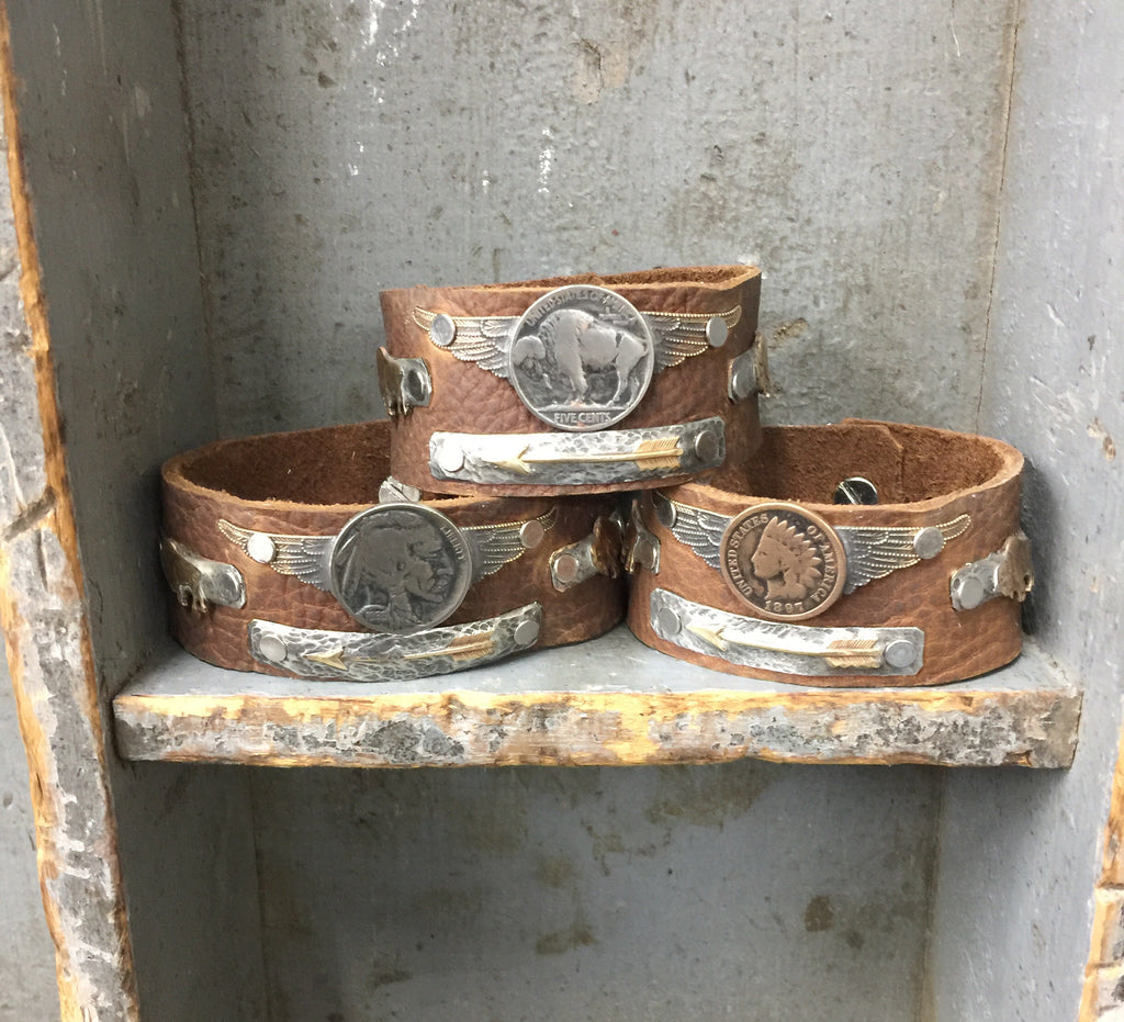 Rustic Style Leather Bracelets